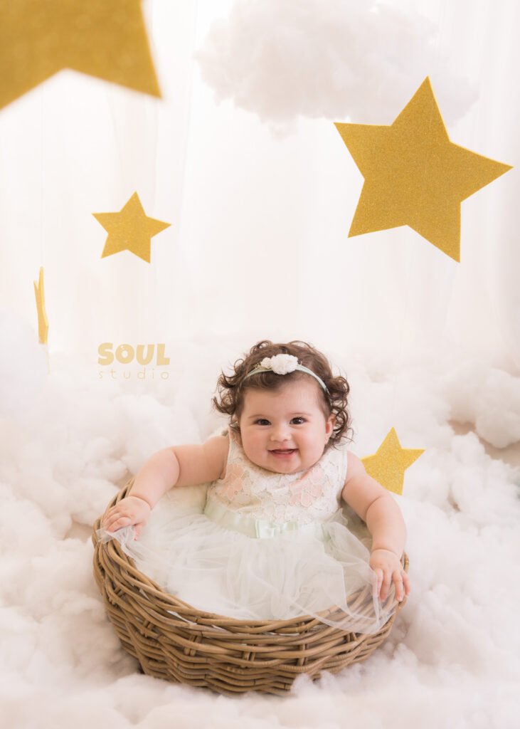 dreamy stars clouds sky dreams moon light white golden children baby sitter ramadan princess fairy